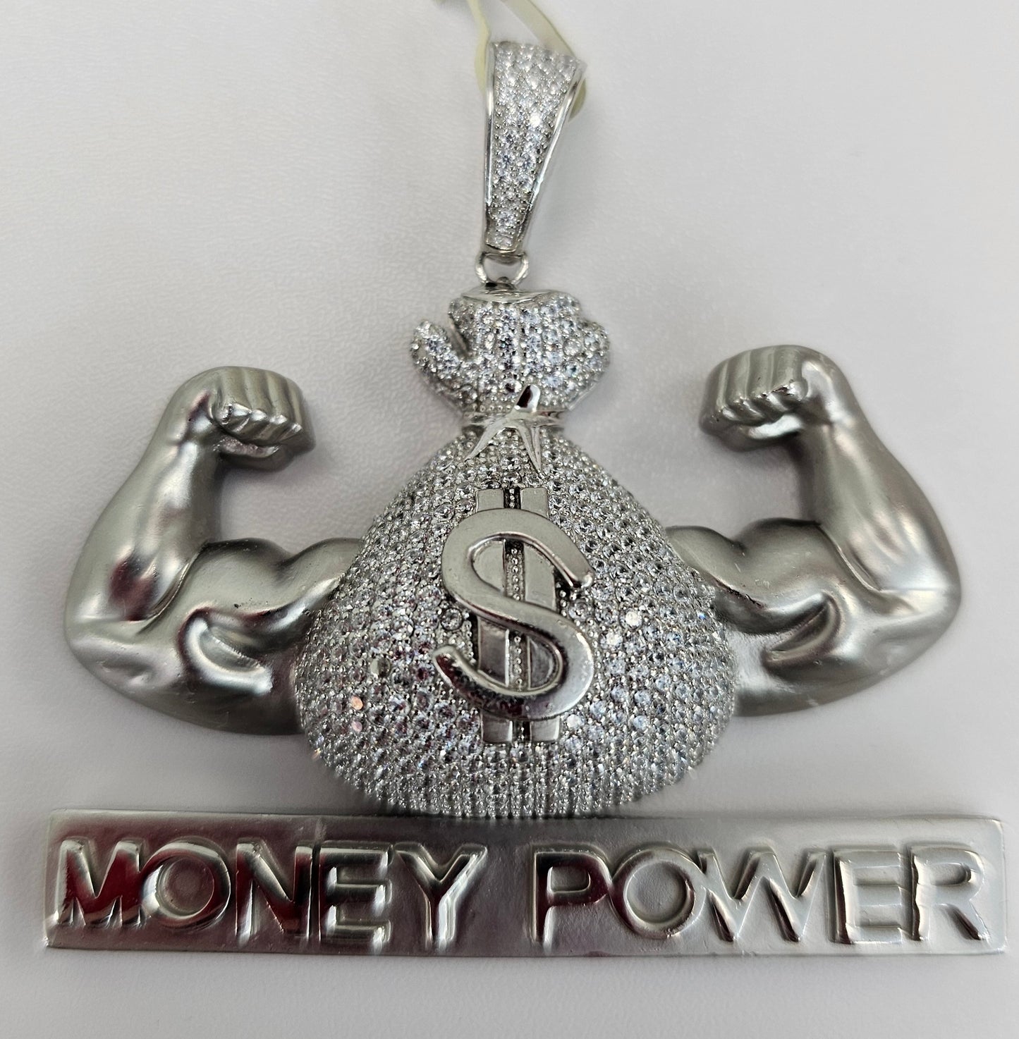 925 Silver Money Bag Medallion
