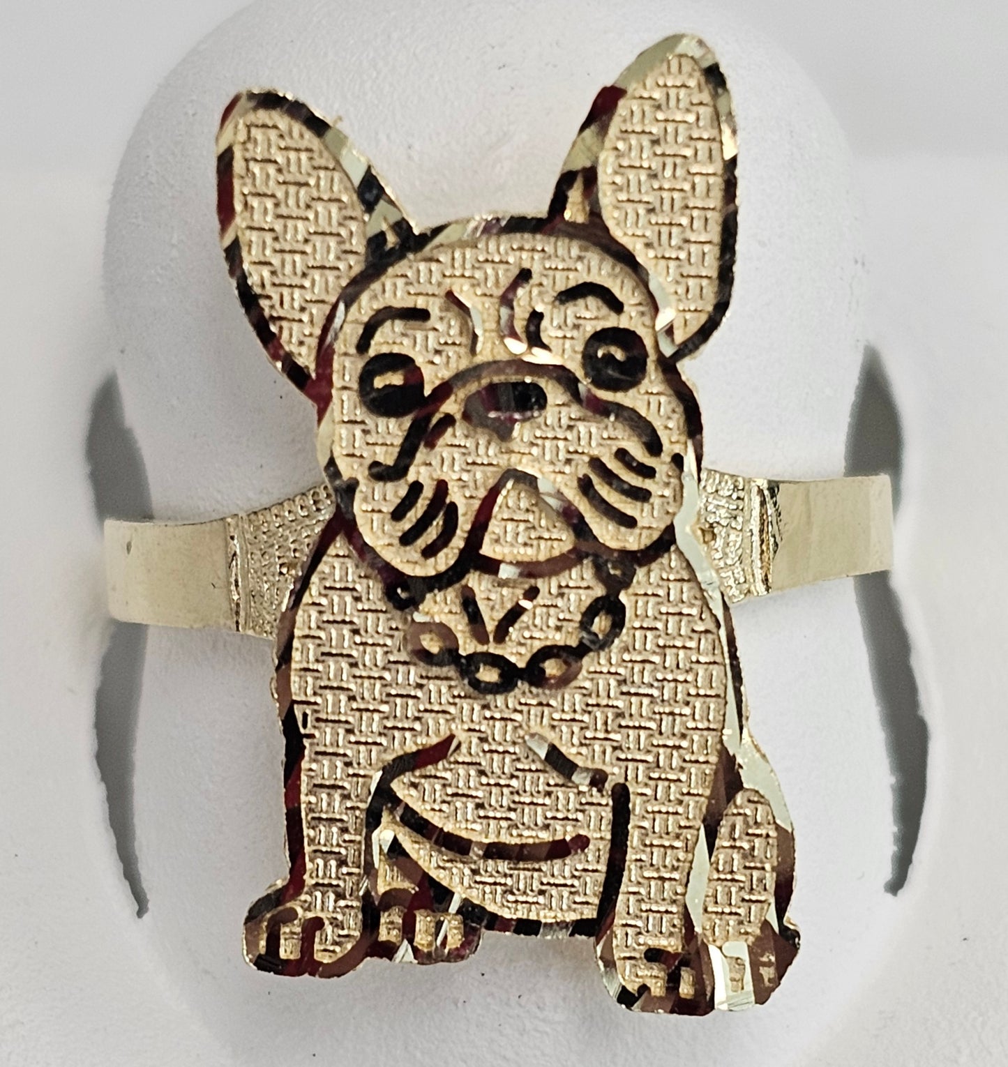 10kt Gold Frenchie Ring