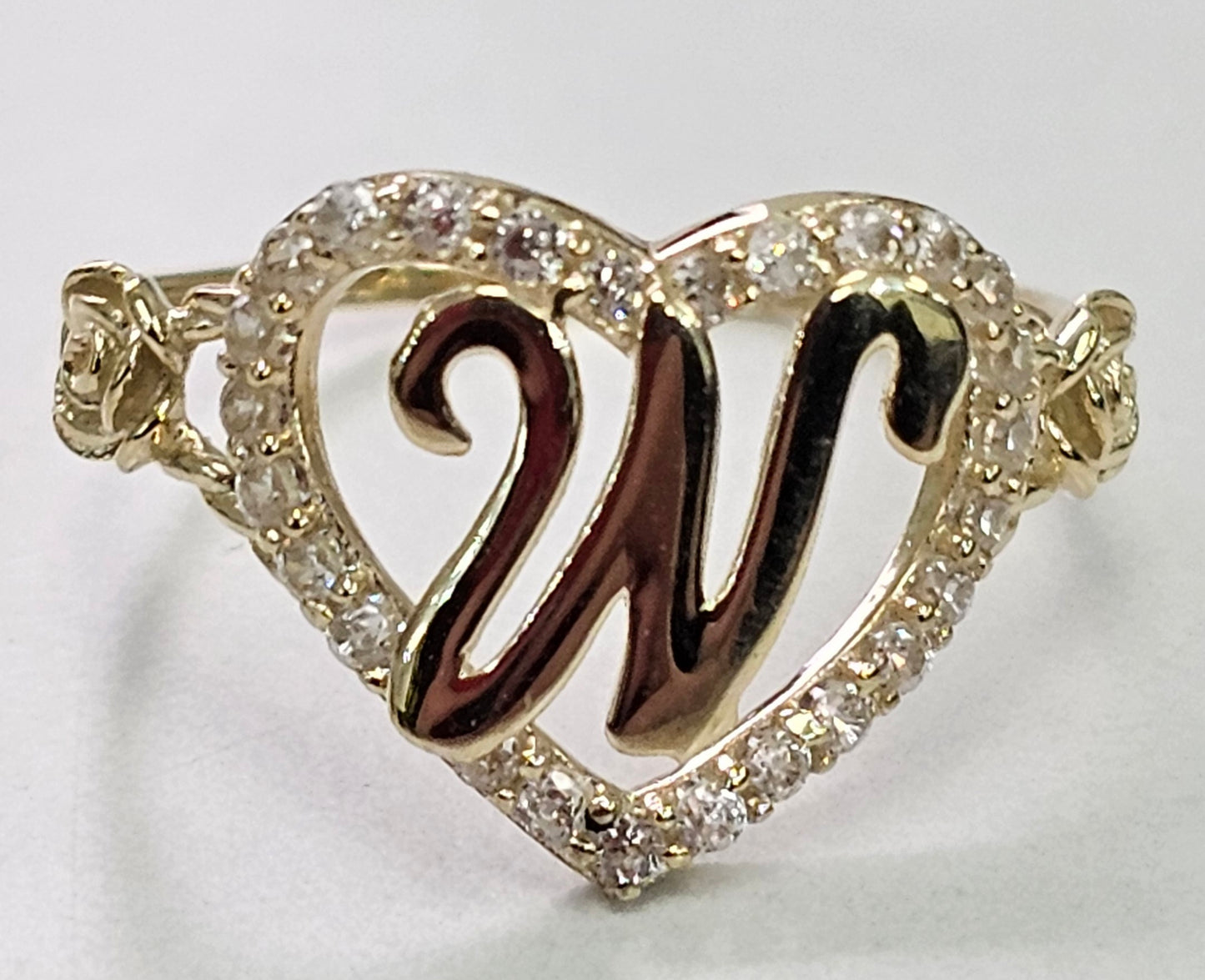 10kt Gold W Ring