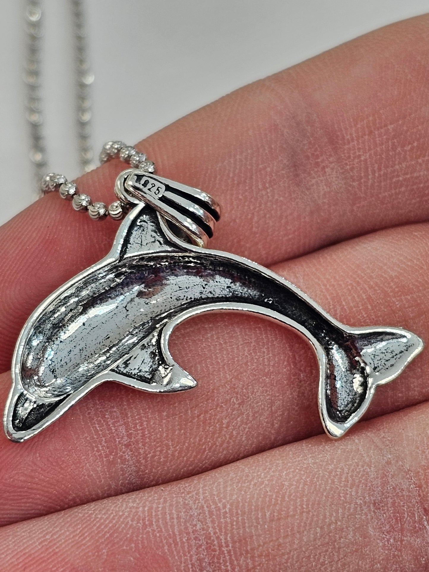 Silver Dolphin Necklace