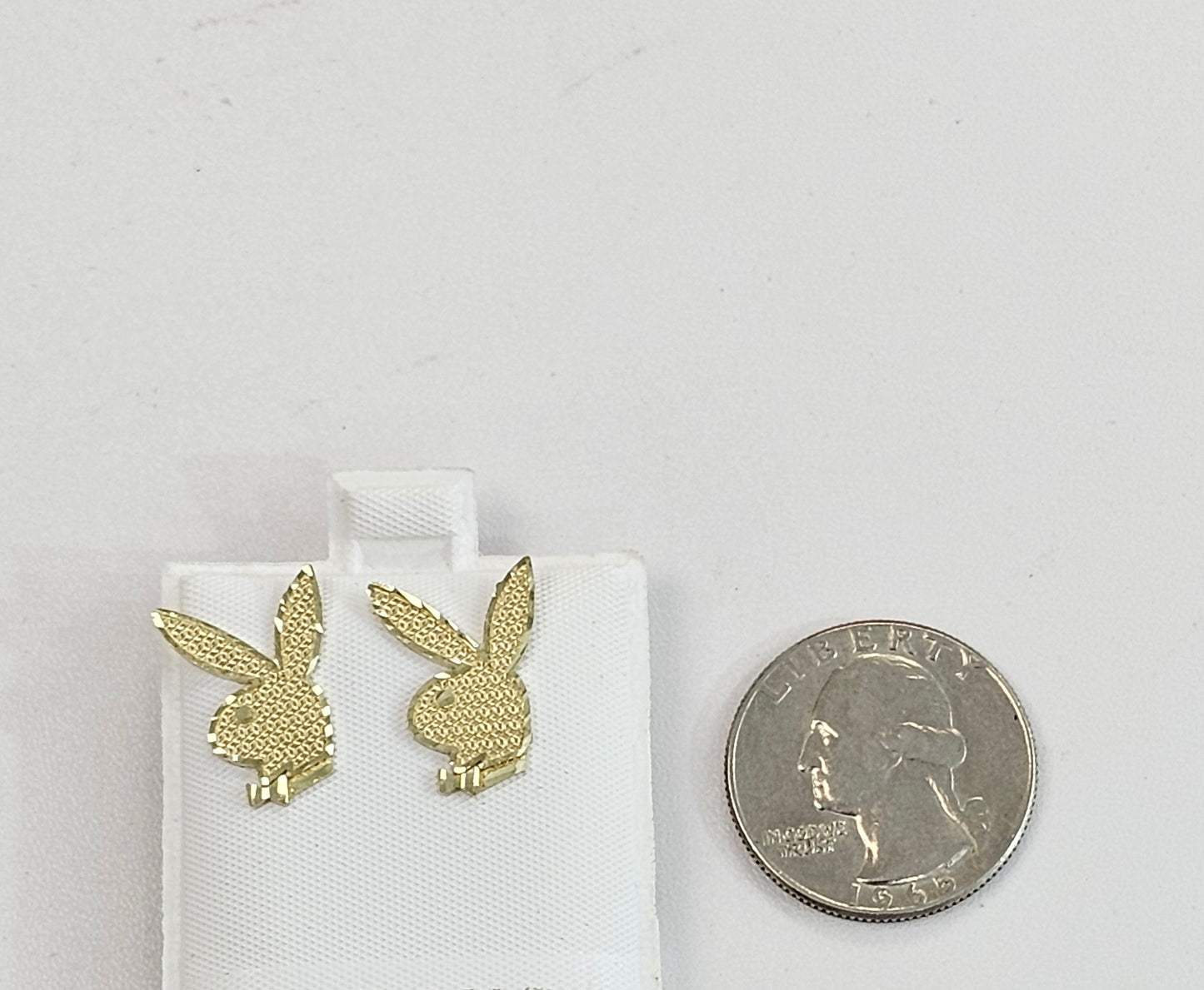 10kt Gold Bunny Earrings