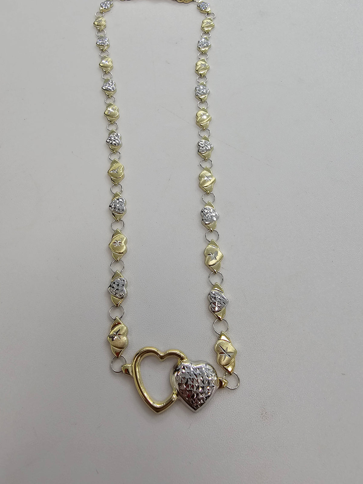 90/10 Double Heart Necklace
