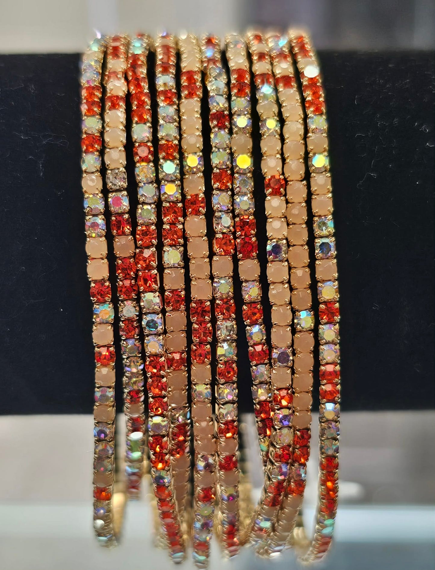 Red & Orange Flex Bracelet