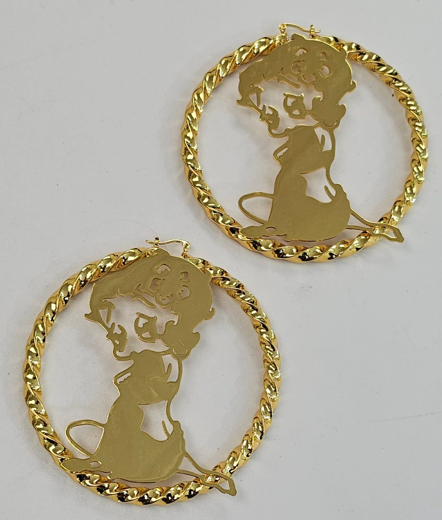 Extra Large Betty Hoop Earrings
