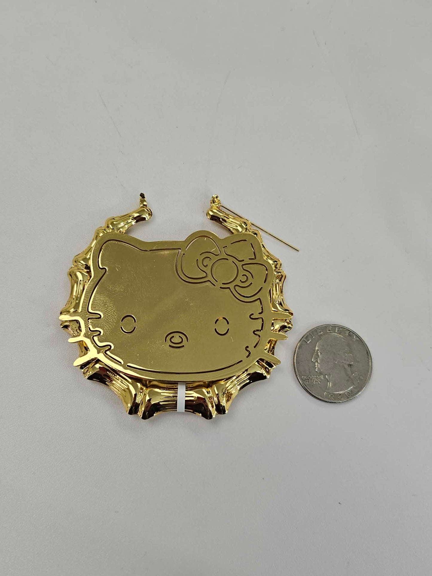 Large Kitty Hoop Earrings