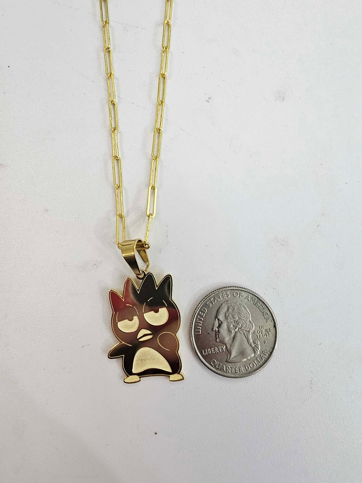 Penguin Pendant With Chain