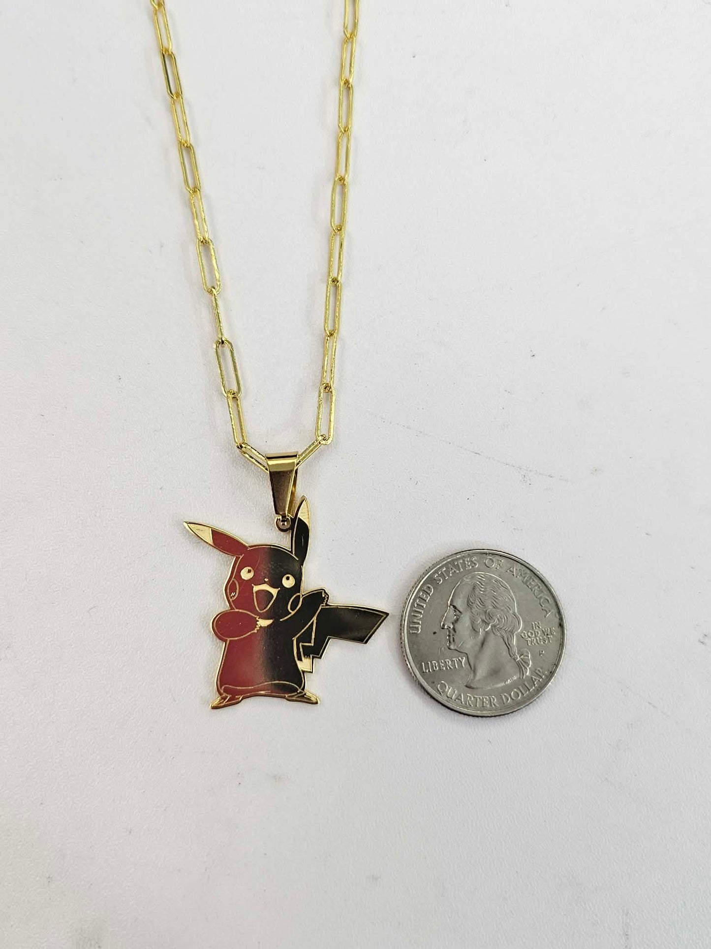 Poke Pendant With Chain