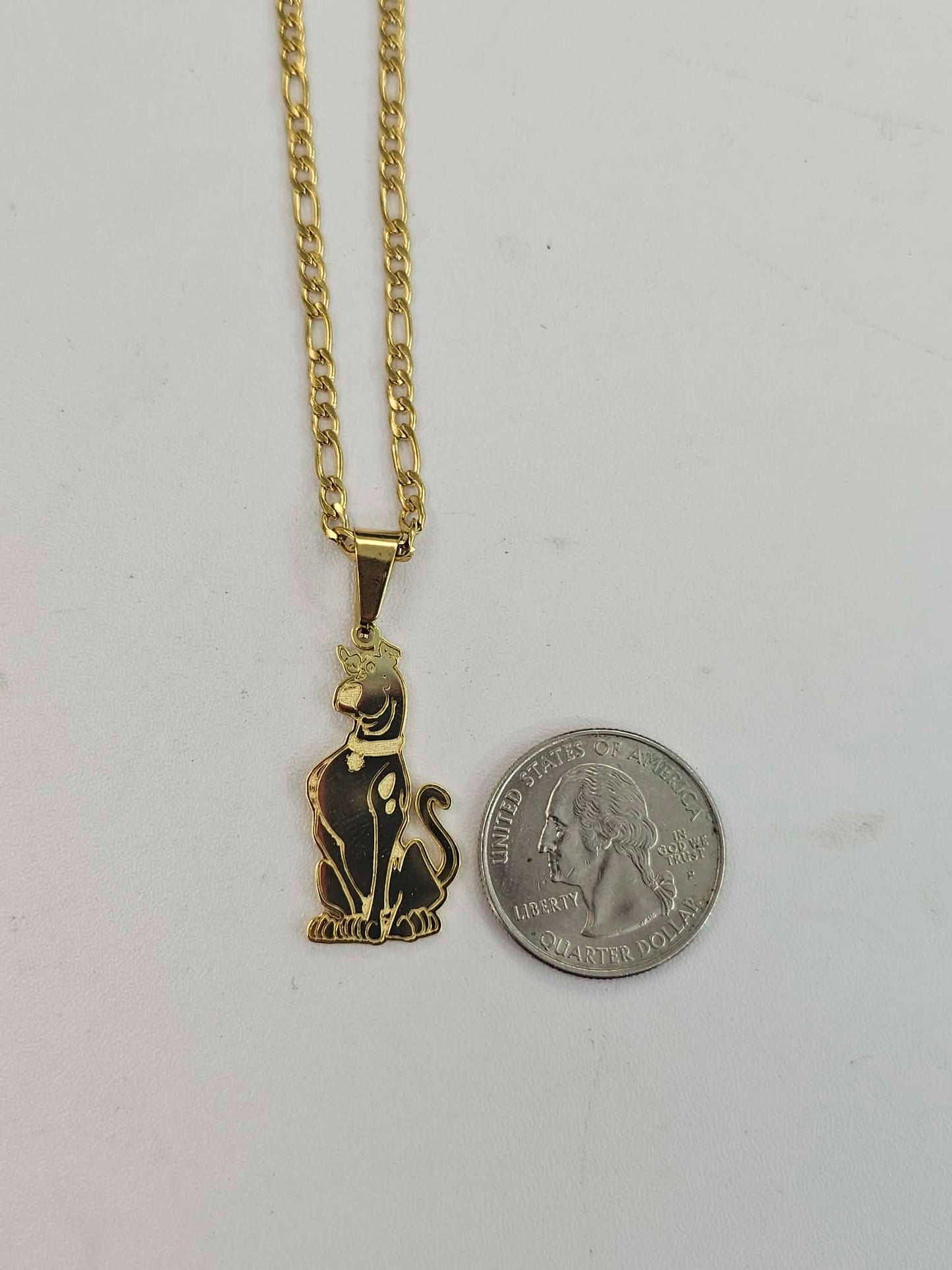 Great Dane Pendant With Chain