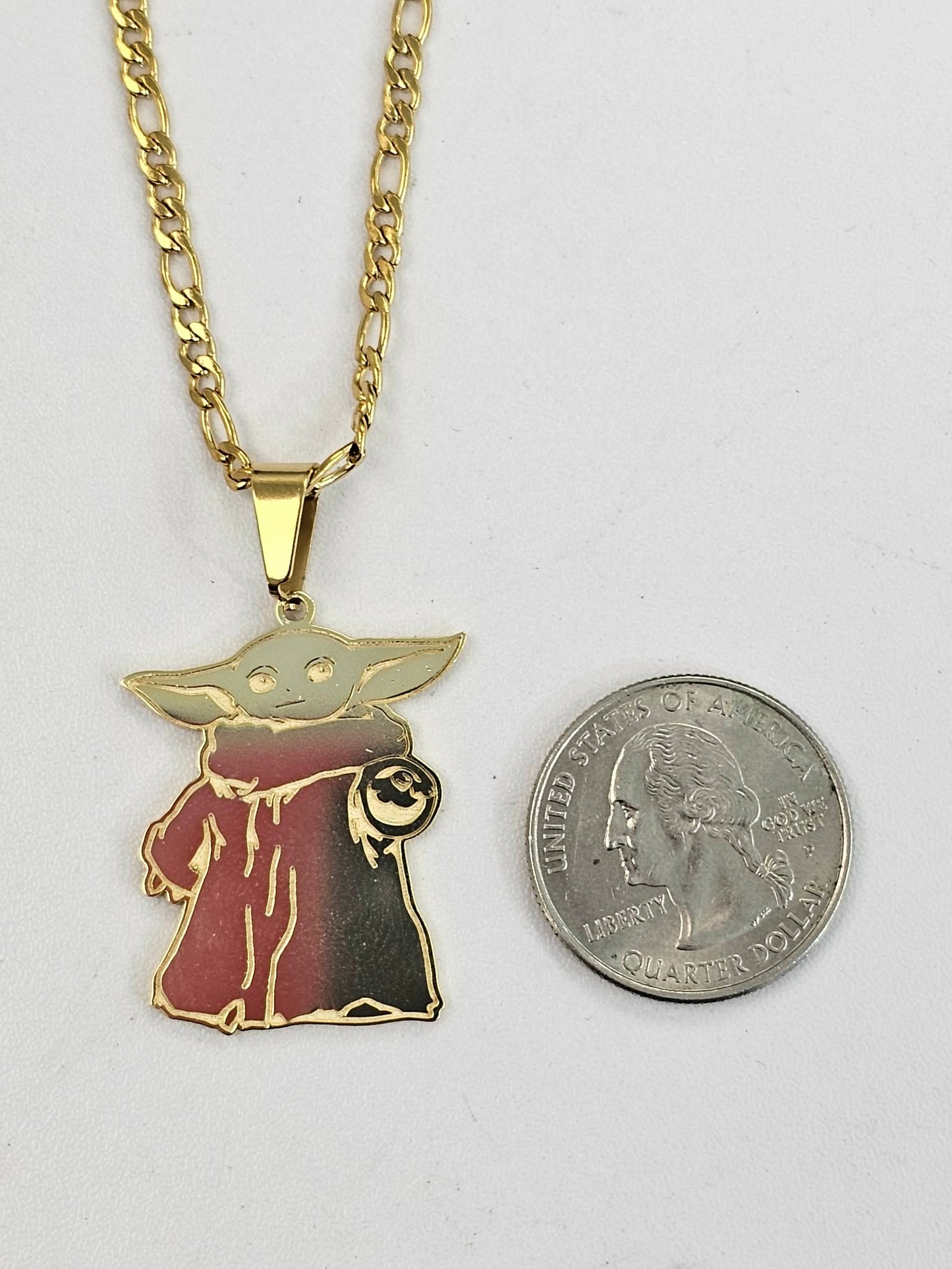 Alien Pendant With Chain