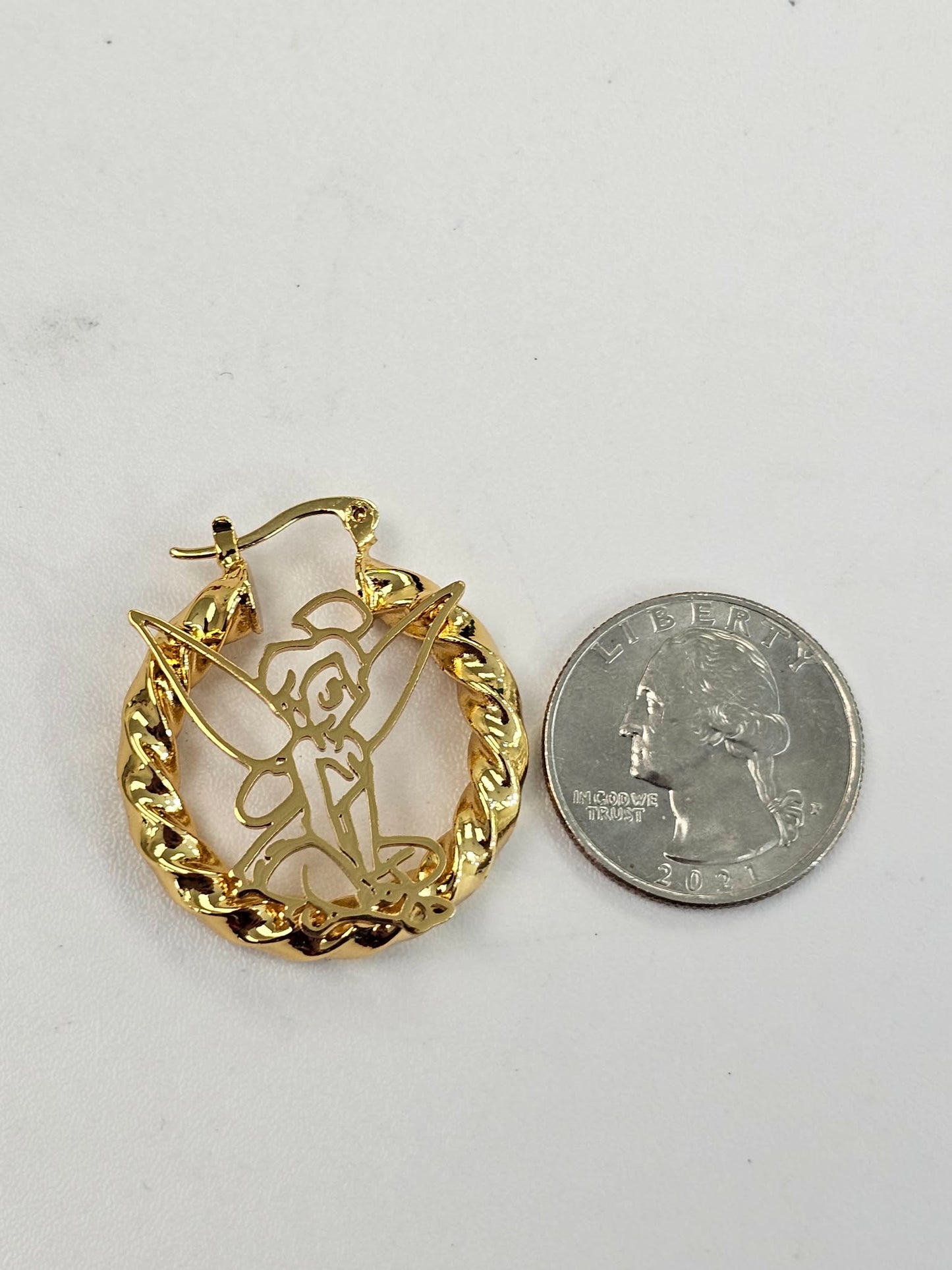 Small Fairy Hoop Earrings