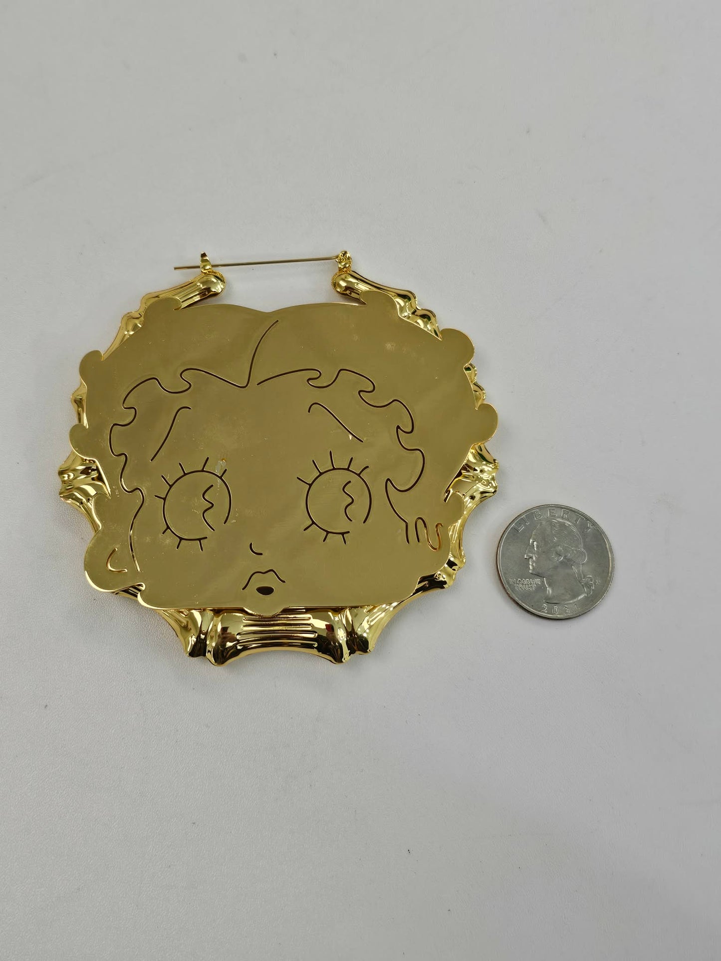 Extra Large Betty Hoop Earrings