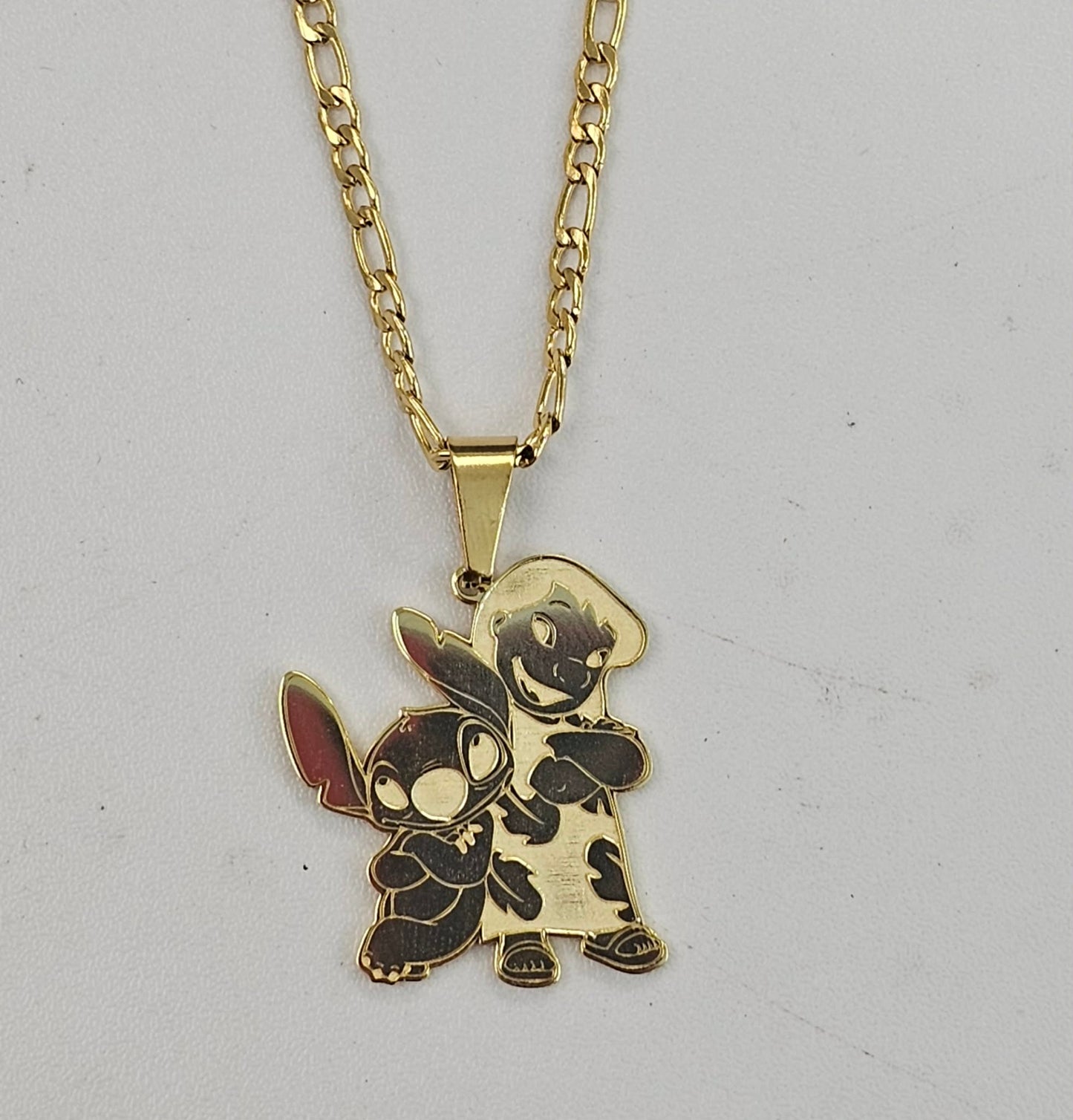 Stich Pendant With Chain