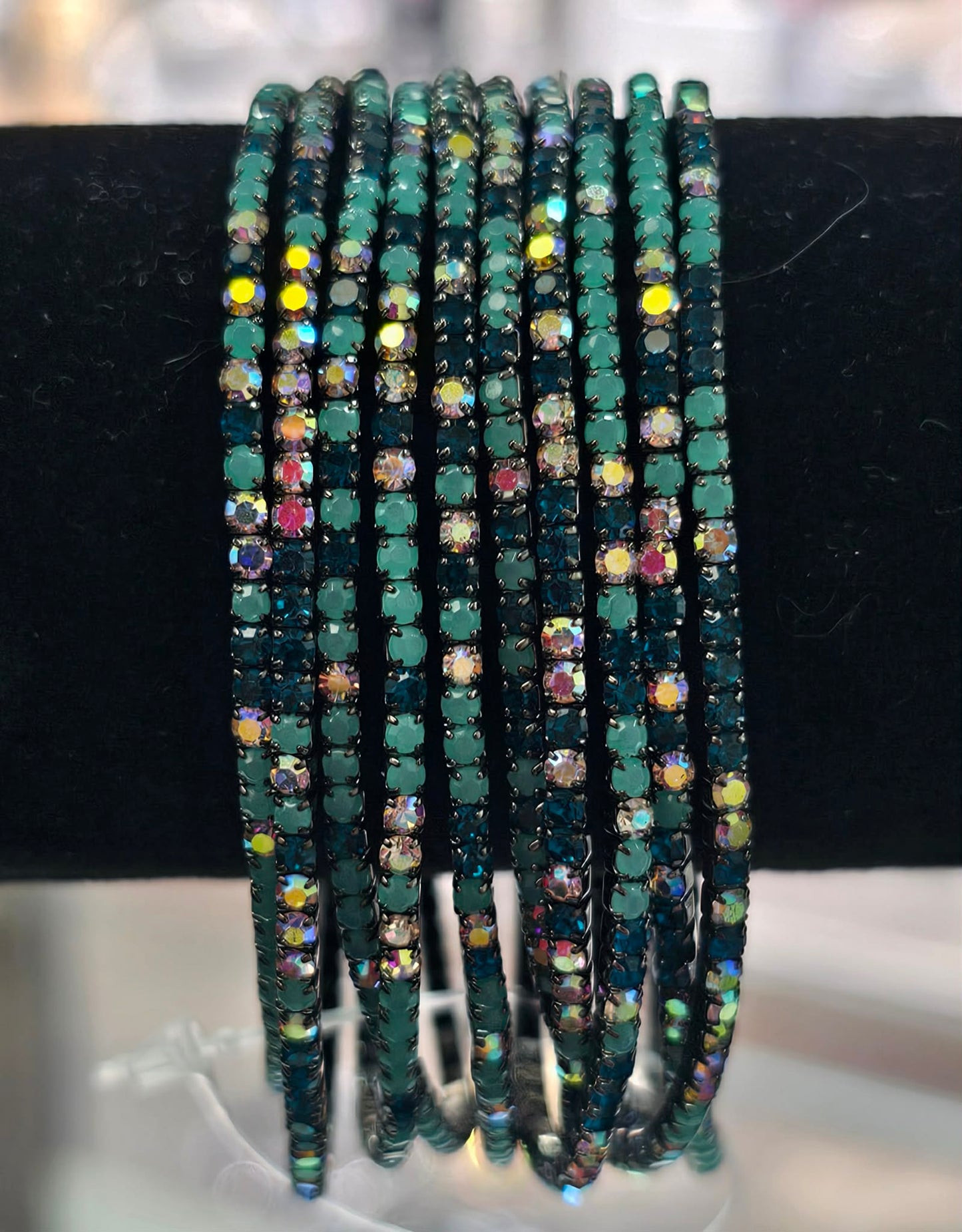 Assorted Blue Color Flex Bracelets