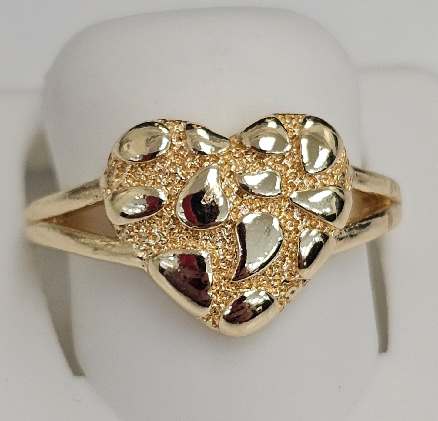 Heart Nugget Ring
