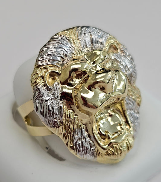 Gold Lion Ring