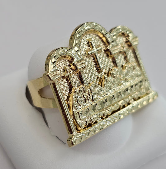 Gold Castle Last Supper Ring