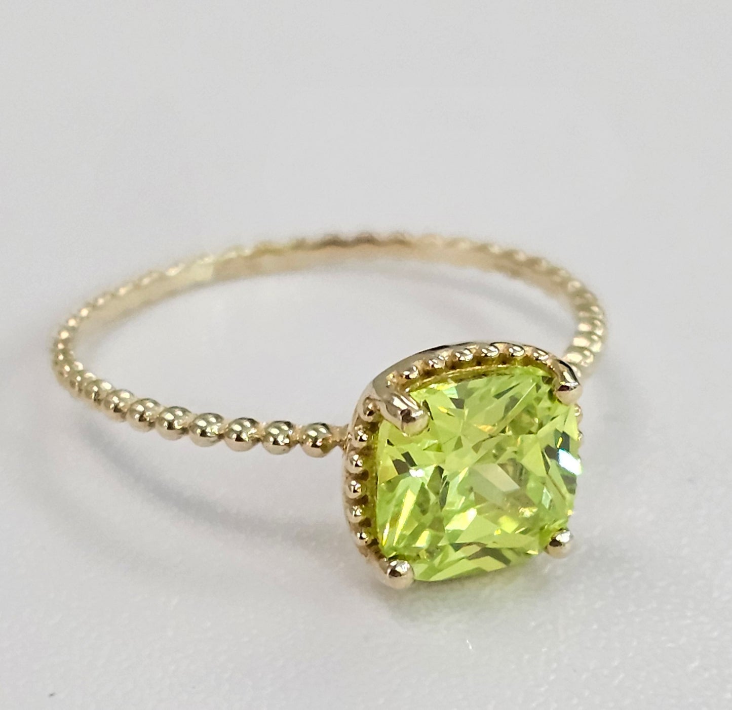 10kt Gold August Birthstone Ring