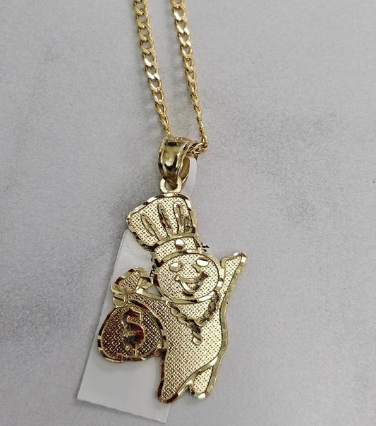 10kt Gold Dough Boy Chain