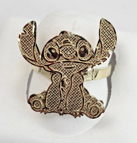 10kt Gold Stich Ring