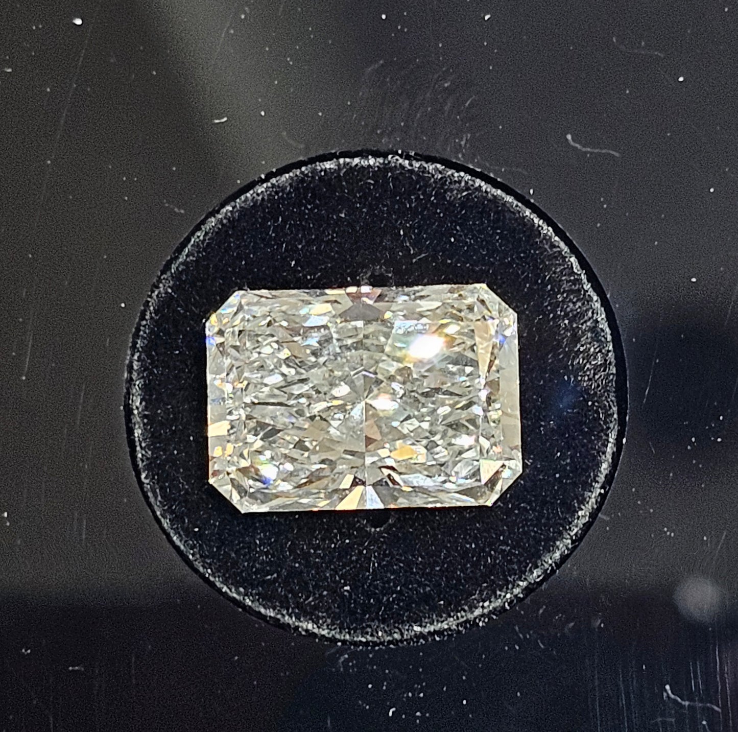 5.58ct F VS2 Emerald Cut Lab Diamond
