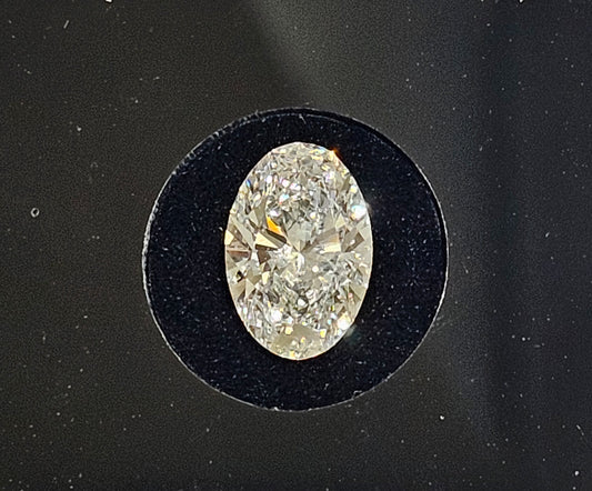 5.18ct F VS1 Oval Lab Grown Diamond