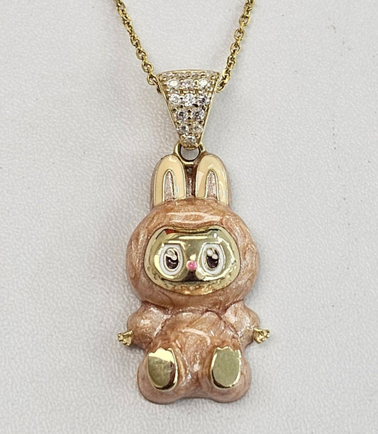 10kt Gold Orange Labu Necklace