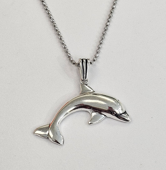 Silver Dolphin Necklace