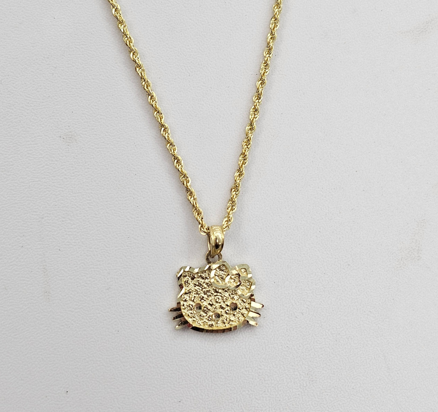 10kt Gold Nugget Kitty Ring