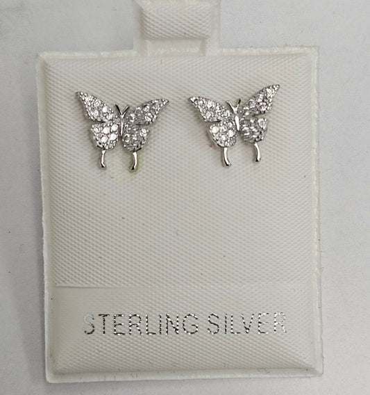 Silver butterfly Earrings