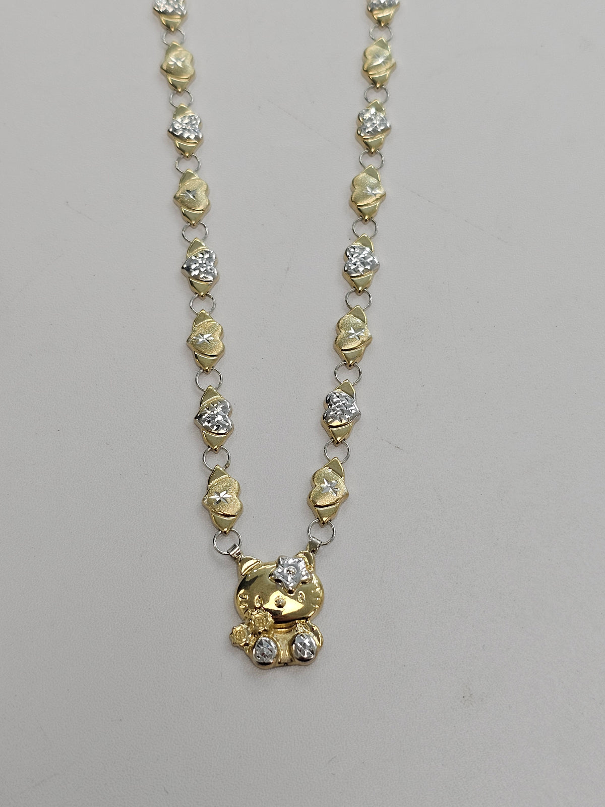 90/10 Kitty Heart Necklace