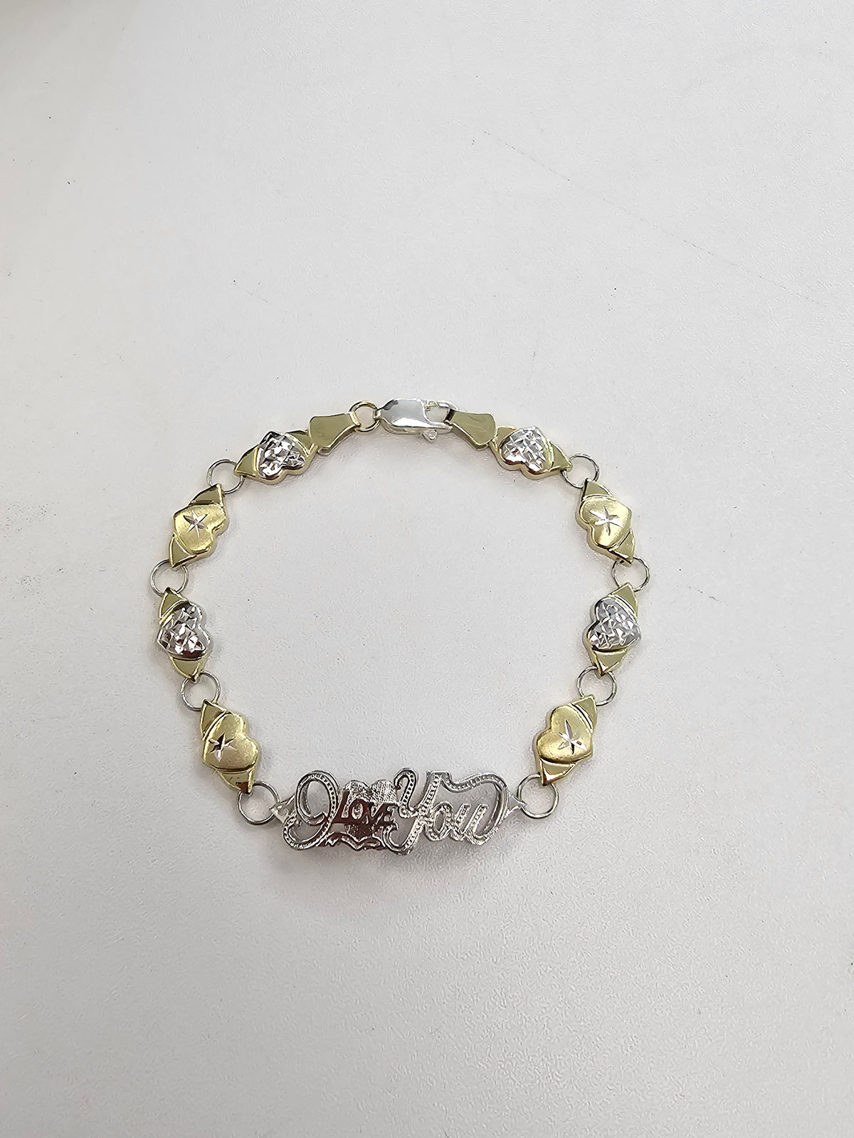 90/10 I Love You Heart Bracelet