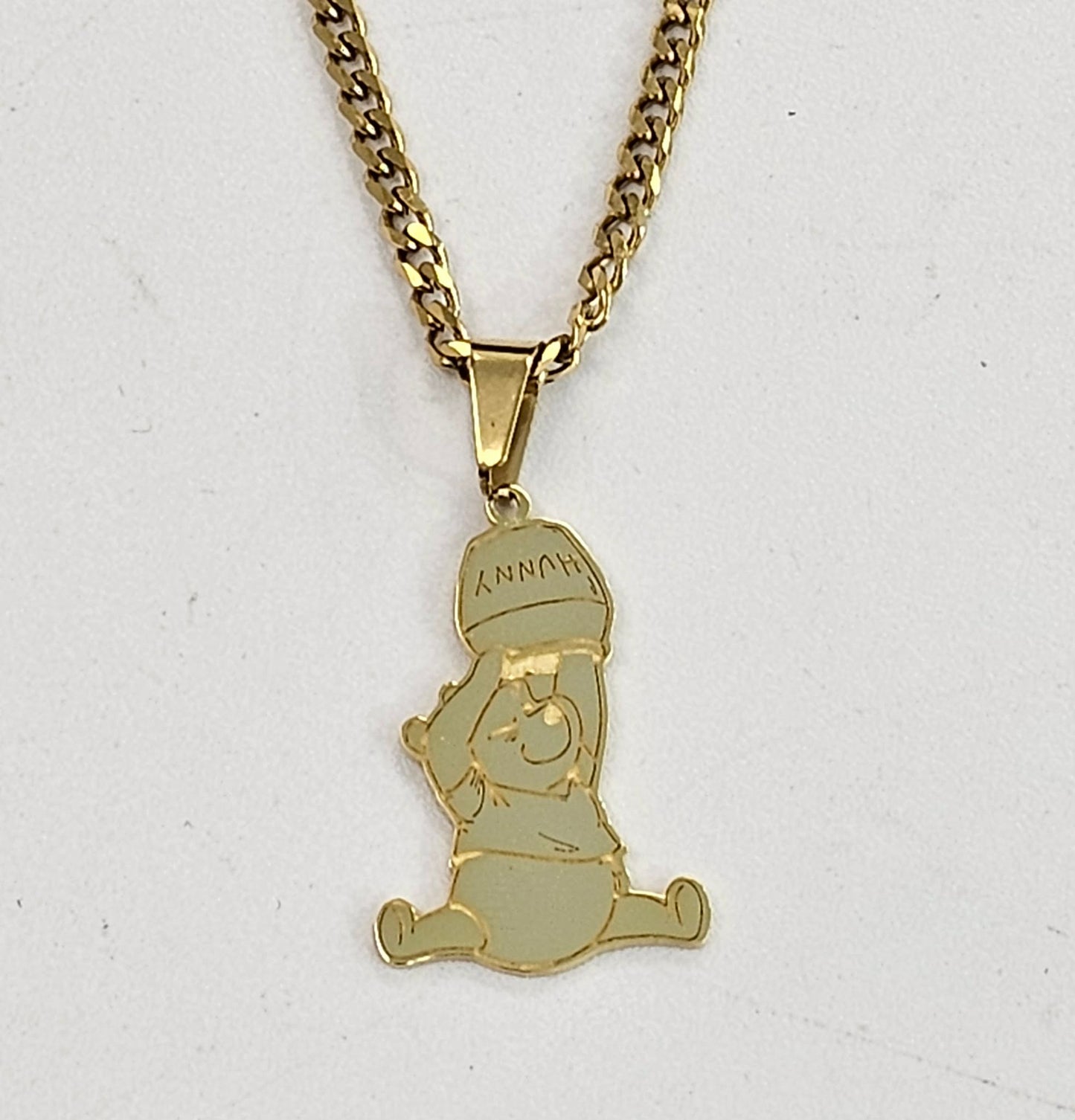Poo Bear Pendant With Chain