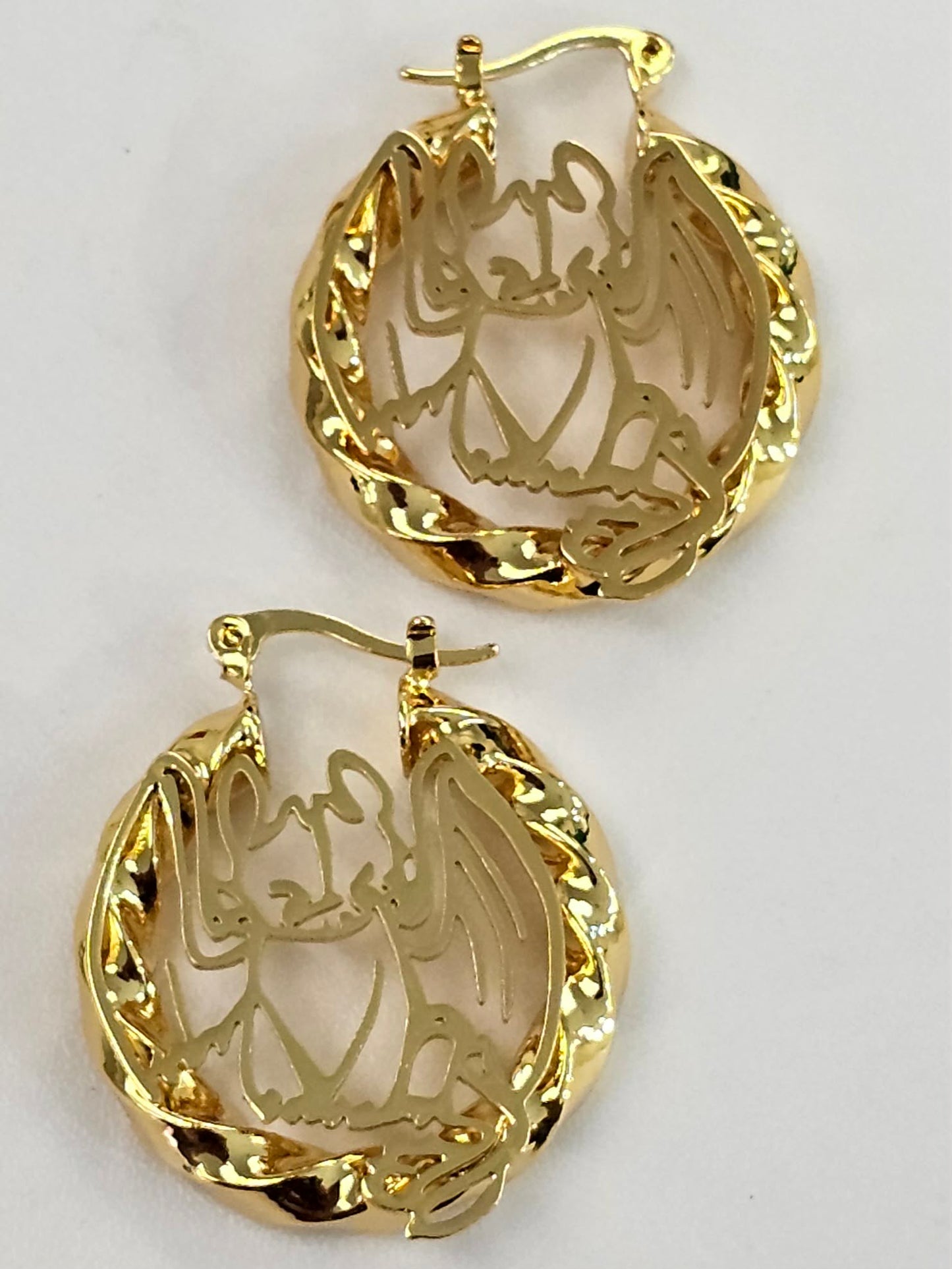Large Dragon Hoop Earrings