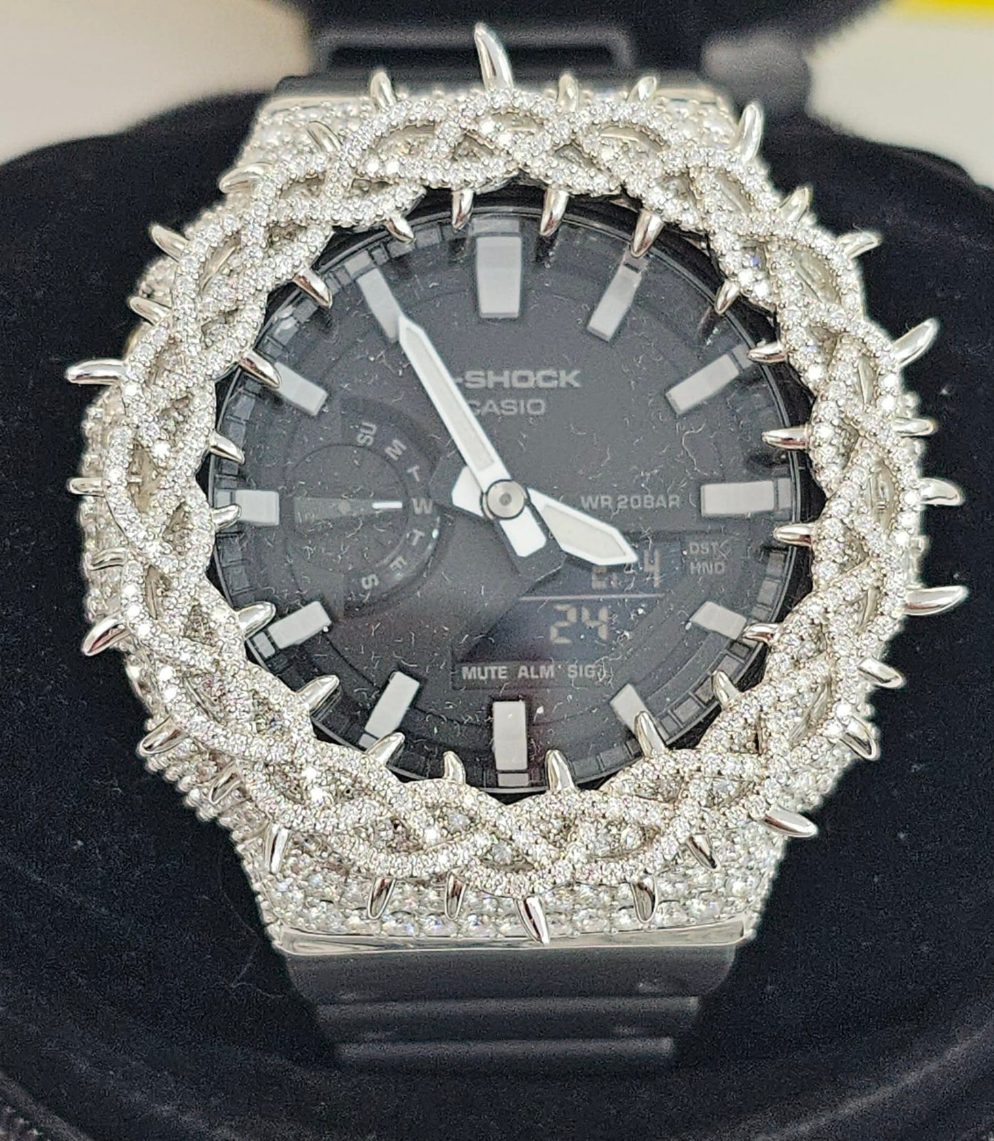 VVS Iced Out Moissanite G-Shock Watch