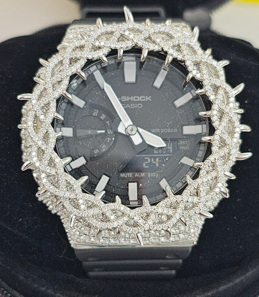 VVS Iced Out Moissanite G-Shock Watch
