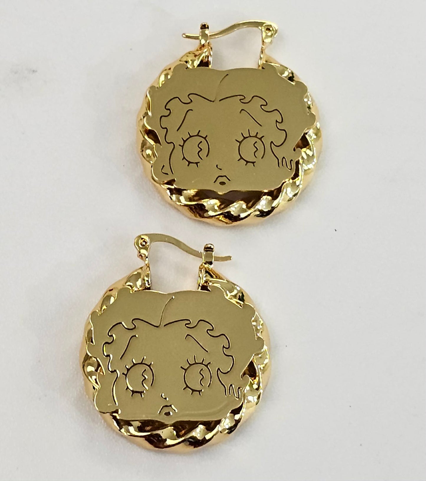 Small Betty Hoop Earrings