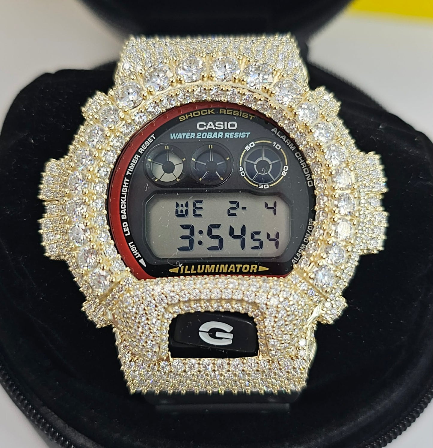 VVS Moissanite G-Shock Watch