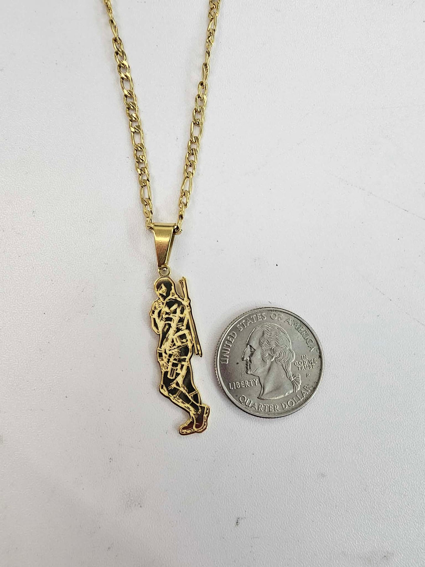Superhero Pendant With Chain