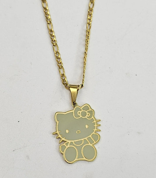 Kitty Pendant With Chain