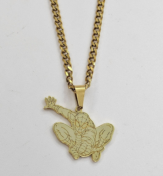 Spider Pendant With Neklace