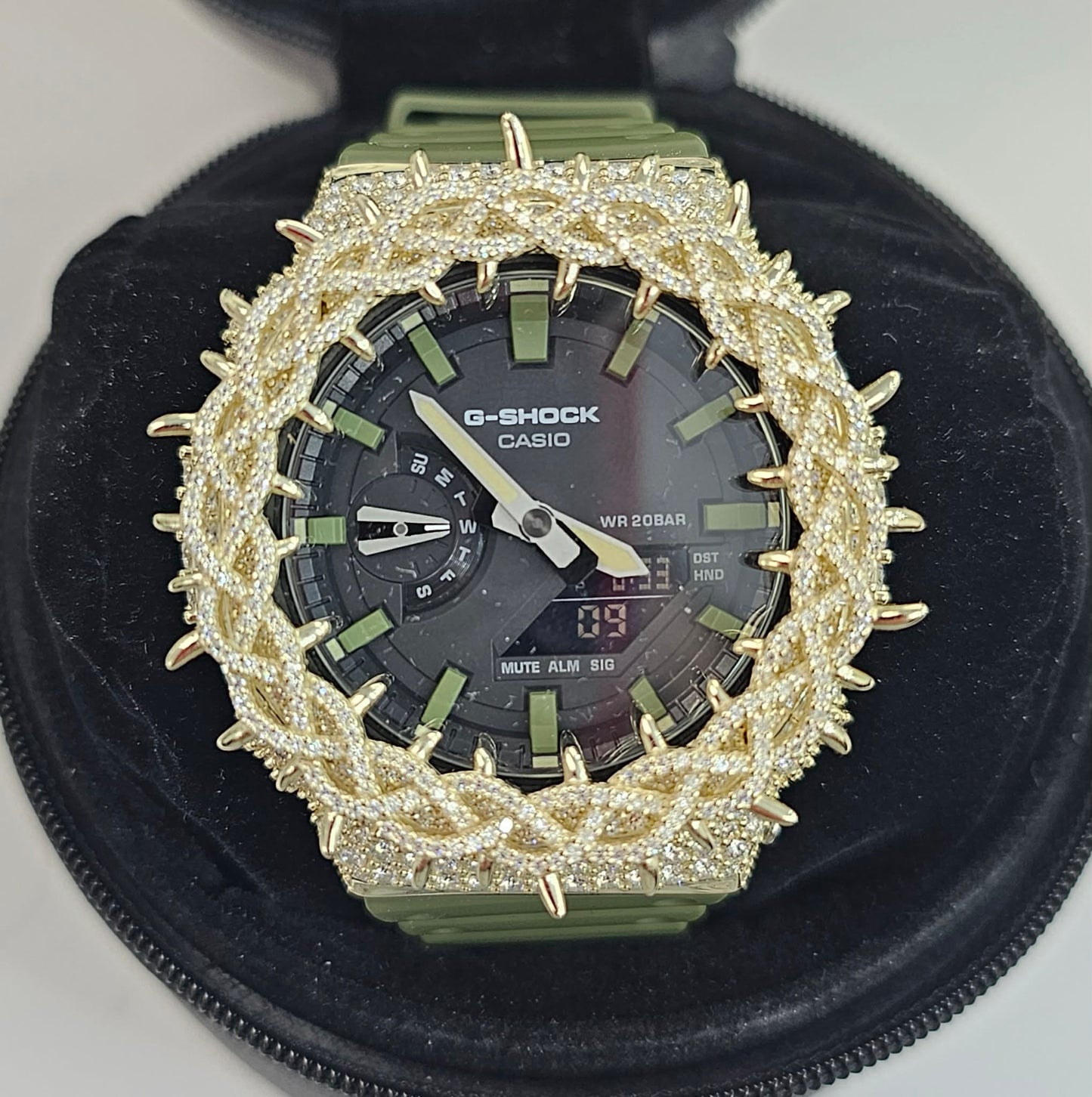 VVS Iced Out Moissanite G-Shock Watch
