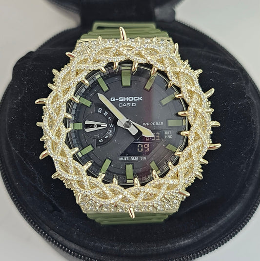 VVS Iced Out Moissanite G-Shock Watch