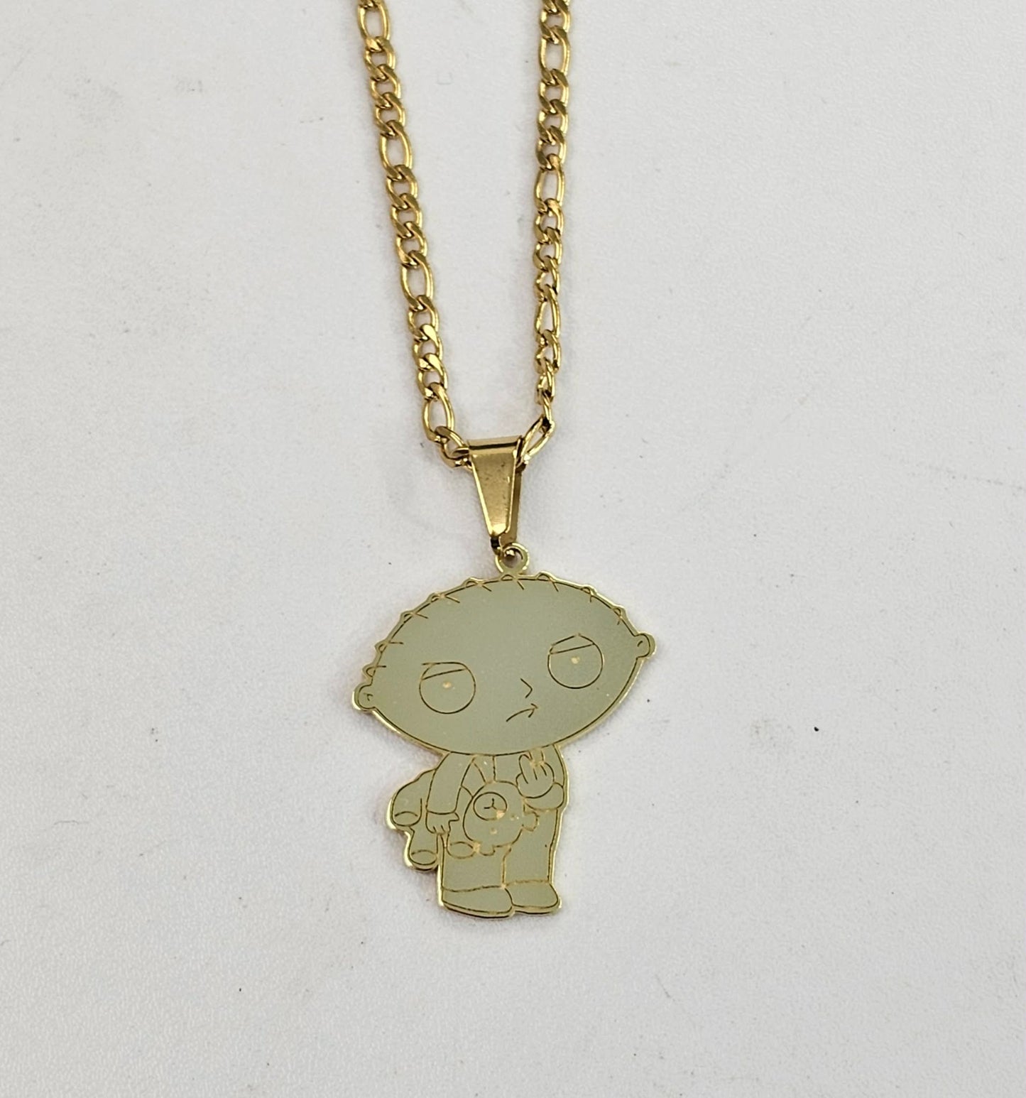 Rude Baby Pendant With Chain