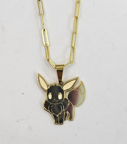 Poke Pendant With Chain