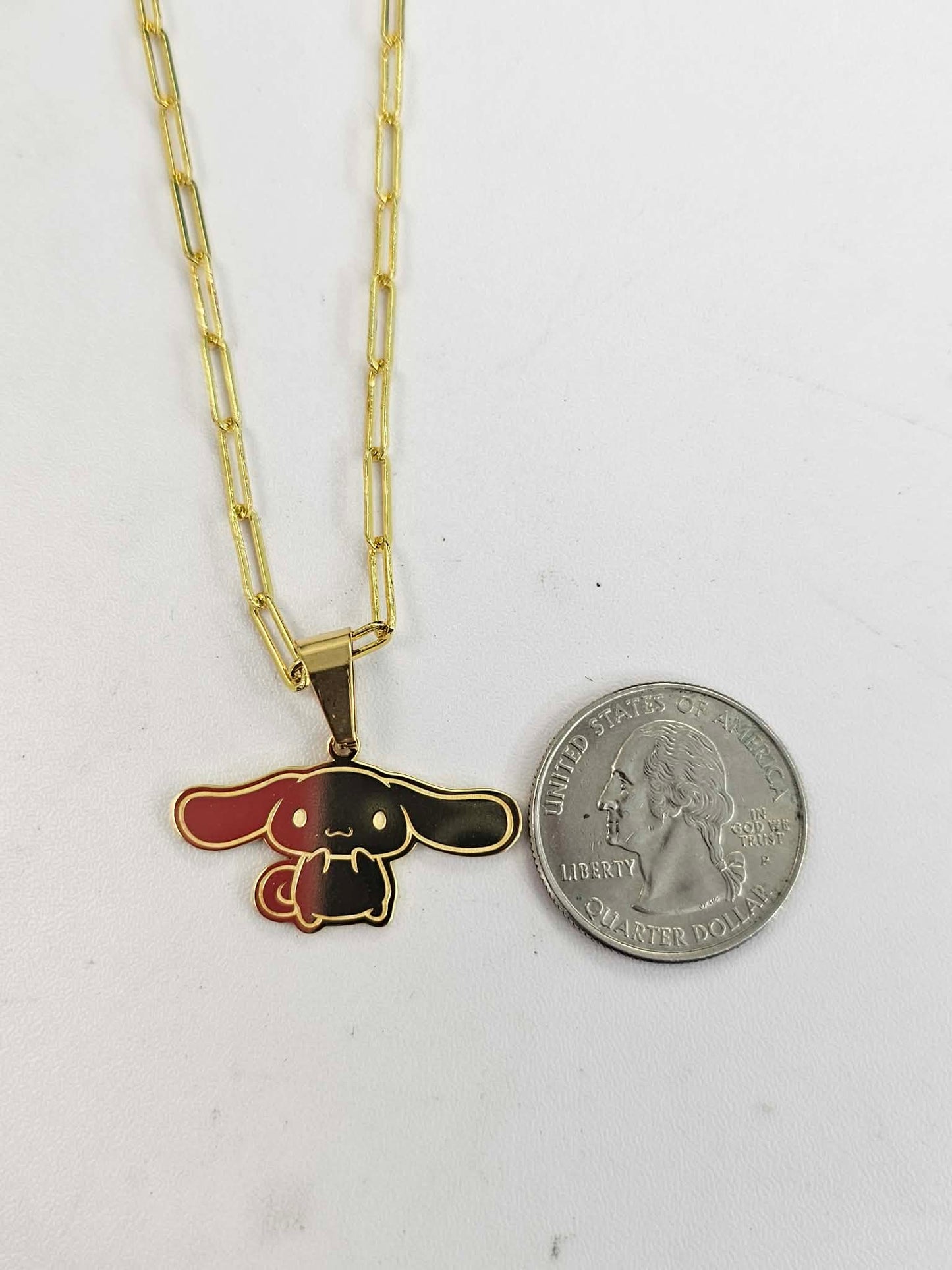 Kitty Pendant With Chain