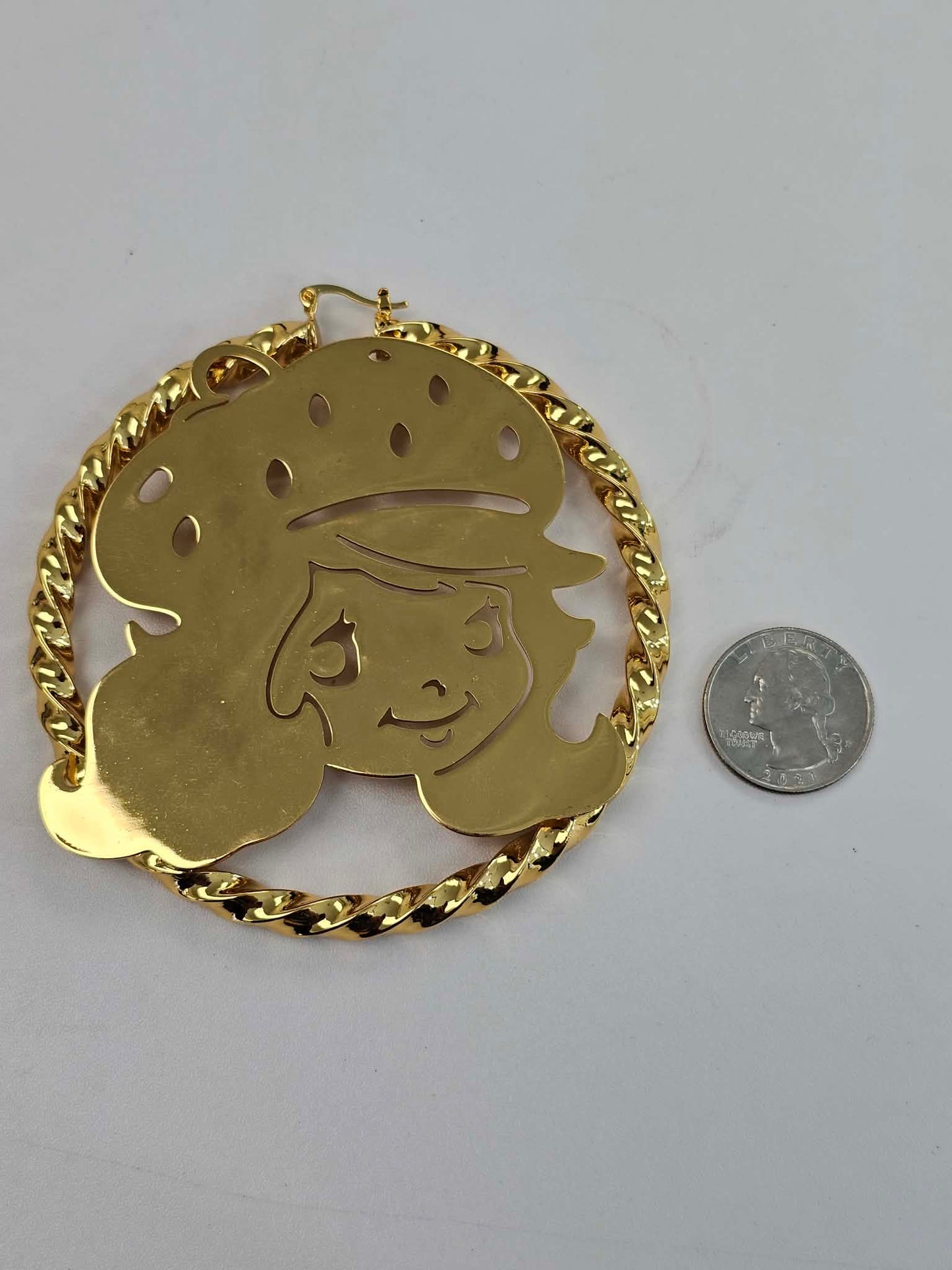 Extra Large Shortcake Hoop Earrings