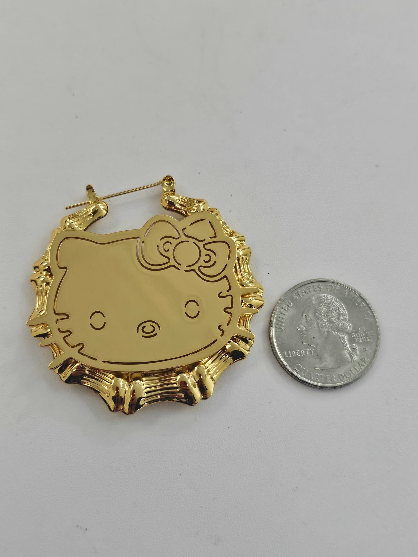 Medium Kitty Hoop Earrings