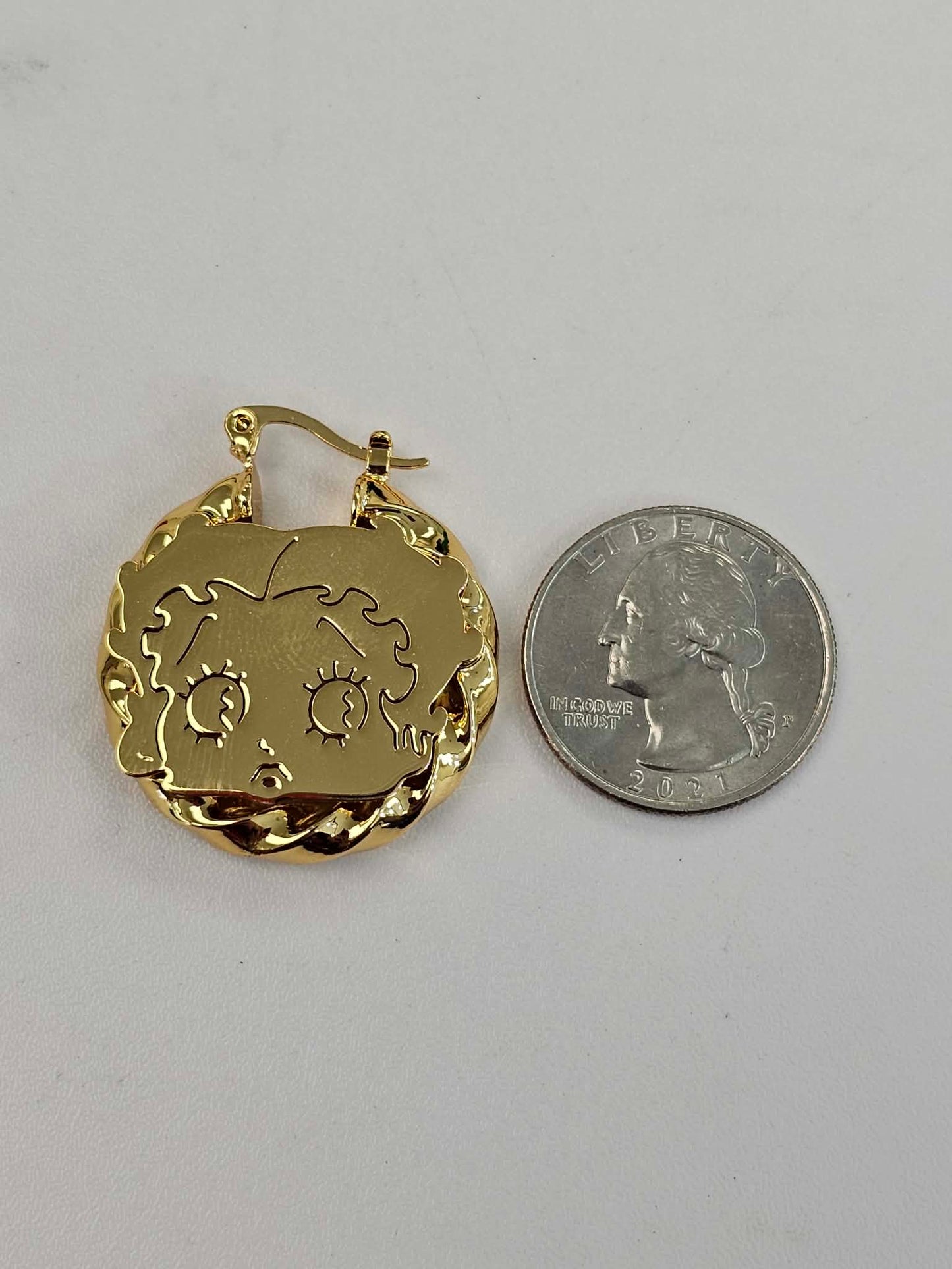 Small Betty Hoop Earrings