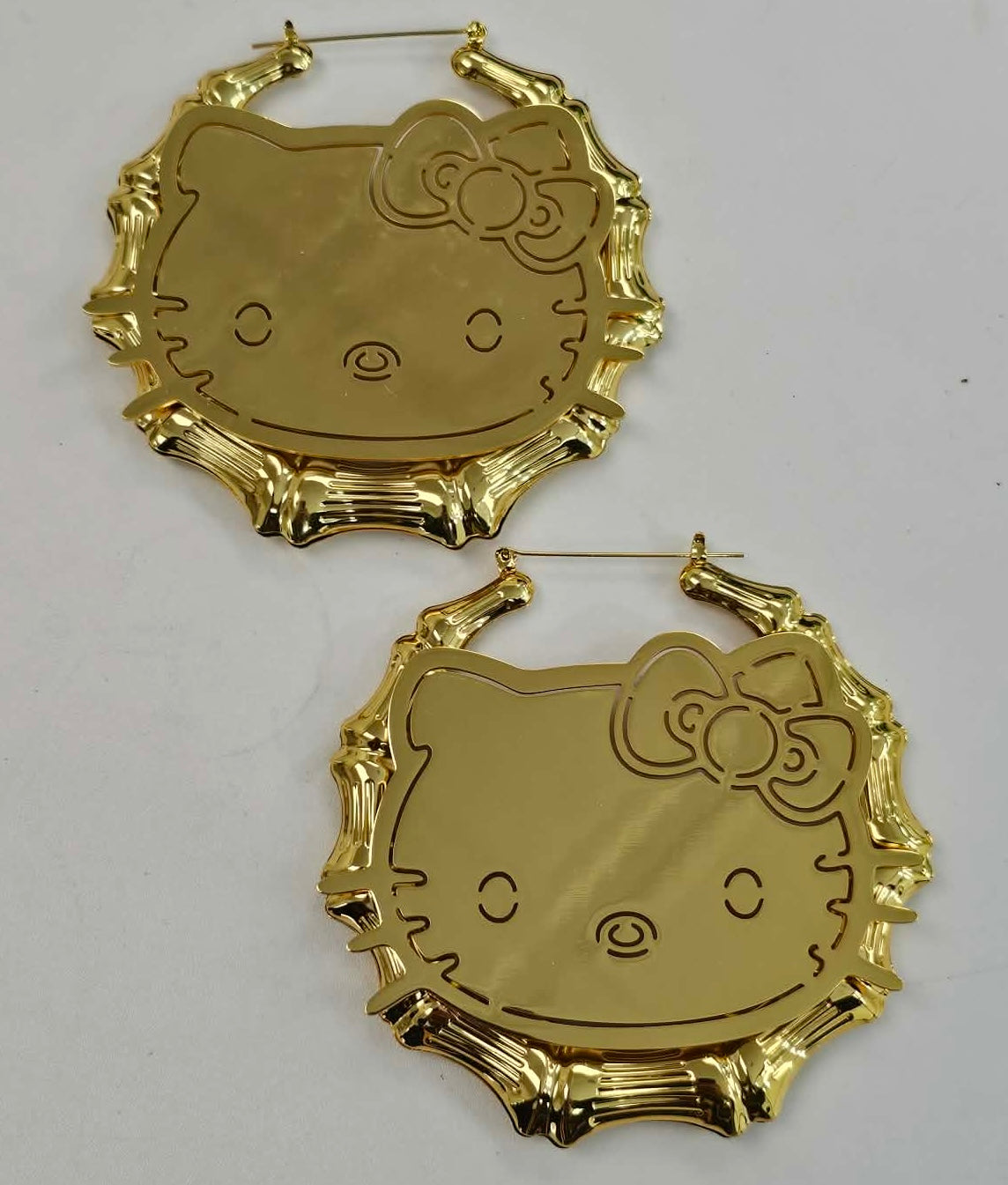 Extra Large Kitty Hoop Earrings