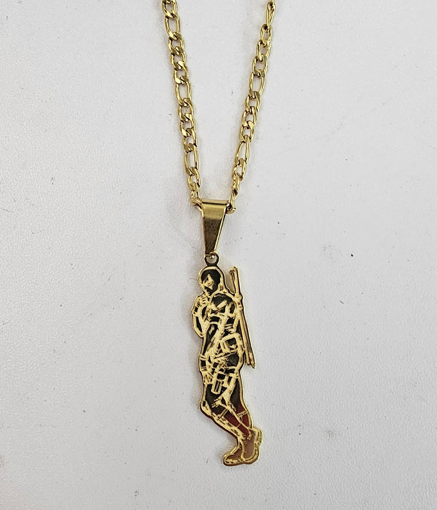 Superhero Pendant With Chain